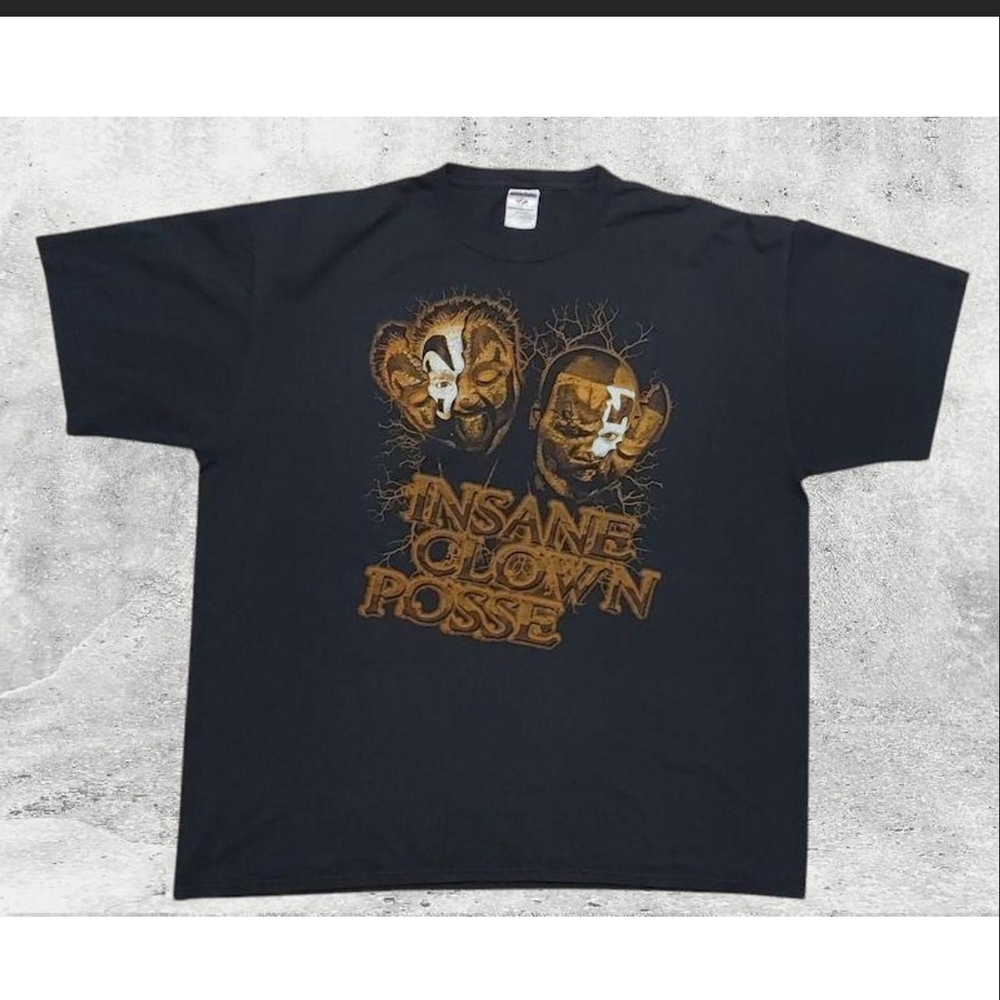 Vtg 2008 ICP Insane Clown Posse Hallowicked T-Shirt Jerzees Black 3XL Rare